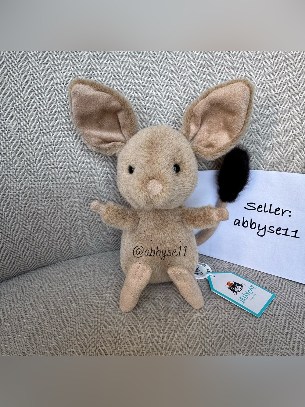 Jellycat Jerboa - Authentic - Brand New With Tags - Fast Ship